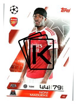fotbalová kartička 2025-26 Topps Match Attax UCC 45 Noni Madueke (Arsenal)