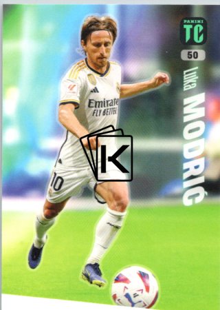 fotbalová karta Panini Top Class 50  Luca Modric (Real Madrid CF)