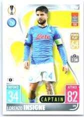 fotbalová kartička 2021-22 Topps Match Attax UEFA Champions 378 Lorenzo Insigne Captain SSC Neapol