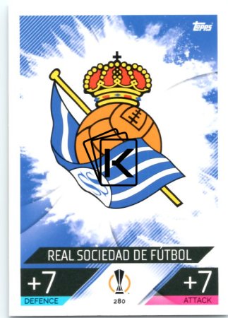 Fotbalová kartička 2022-23 Topps Match Attax UCL 280 Team Logo  - Real Sociedad