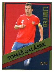 fotbalová kartička 2023 Pro Arena Repre Gold /10 Tomáš Galásek