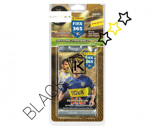 Blister Panini Adrenalyn XL FIFA 365 (1 limitovaná karta !!! )