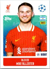 2024-25 Topps Champions League 266 Alexis Mac Allister (Liverpool)