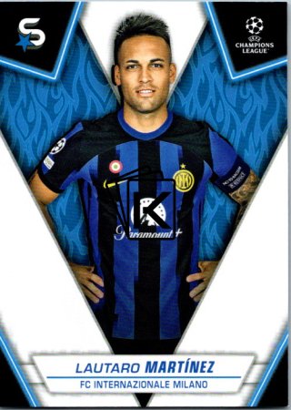 Fotbalová kartička 2023-24 Topps Superstars UEFA Club Competitions 62 Lautaro Martínez (FC Internazionale Milano)