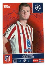 2025-26 Topps Champions League Atlético Madrid 125 Alexander Sorloth