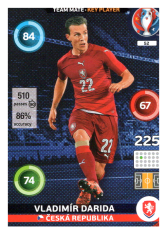 Panini Adrenalyn XL EURO 2016 Key Player 52 Vladimír Darida Česká Republika