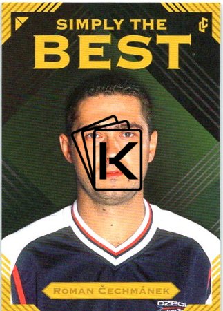 Legendary Cards Simply The Best 12 Roman Čechmánek 1998 Česká Republika