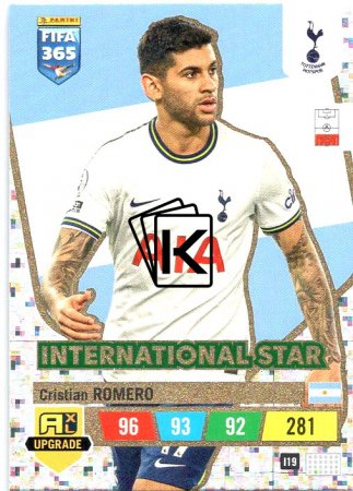 Panini Adrenalyn XL FIFA 365 2023 International Stars Christian Romero Tottenham Hotspur