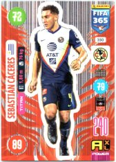 fotbalová karta Panini Adrenalyn XL FIFA 365 2021 Titan 350 Sebastián Cáceres Club América