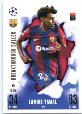 2023-24 Topps Match Attax EXTRA UEFA Club Competition Breakthrough Ballers 221 Lamine Yamal (FC Barcelona) RC
