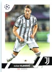 Fotbalová kartička 2022-23 Topps UEFA Club Competitions 75 Dušan Vlahović - Juventus