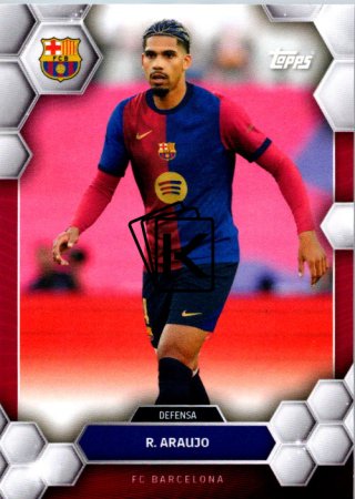 fotbalová kartička 2024-25 Topps FC Barcelona Fan Set 5 Ronald Araujo