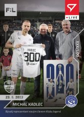fotbalová kartička 2022-23 SportZoo Fortuna Liga Live L-109 Michal Kadlec 1. FC Slovácko /64
