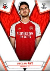 Fotbalová kartička 2023-24 Topps Superstars UEFA Club Competitions 13 Declan Rice (Arsenal FC)