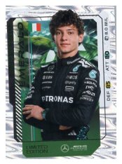 2025 Topps Turbo Attax F1 Mercedes AMG Limited Edition Emerald LE2 Kimi Antonelli