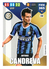 Fotbalová kartička Panini Adrenalyn XL FIFA 365 - 2020 Team Mate 240 Antonio Candreva Inter Milan