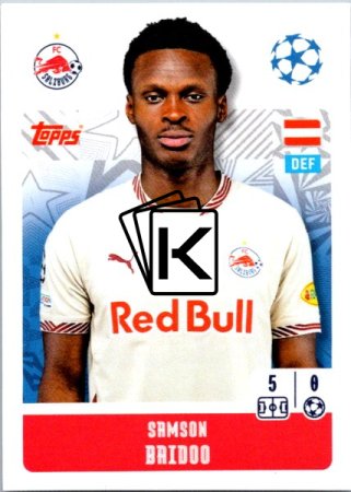 2024-25 Topps Champions League 445 Samson Baidoo (FC Salzburg)
