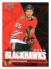 2025-26 Upper Deck Centennial Chicago Blackhawks 36 Andrew Shaw