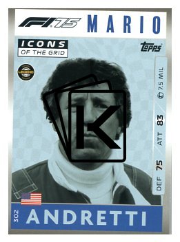 2025 Topps Turbo Attax F1  Icons of the Grid   302 Mario Andretti