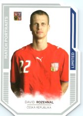 fotbalová kartička 2022 Pro Arena Repre v srdcích Match Portraits MP5 David Rozehnal