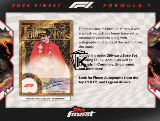 2024 Topps Finest Formula 1 Hobby Box
