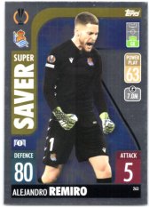 fotbalová kartička 2021-22 Topps Match Attax UEFA Champions Super Saver 263 Alejandro Remiro Real Sociedad