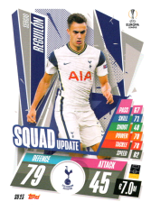 fotbalová kartička 2020-21 Topps Match Attax Champions League Extra Squad Update SU23 Sérgio Reguilón Tottenham Hotspur
