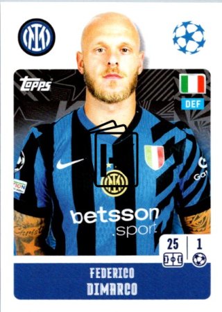 2024-25 Topps Champions League 189 Federico Dimarco (FC Internazionale Milano)