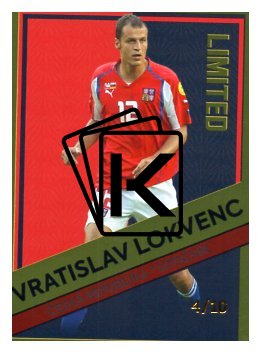 fotbalová kartička 2023 Pro Arena Repre Gold /10 Vratislav Lokvenc