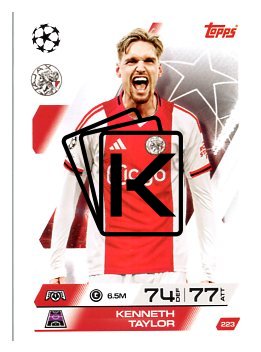 fotbalová kartička 2025-26 Topps Match Attax UCC 223 Kenneth Taylor (AFC Ajax)