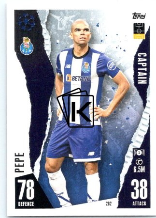 Fotbalová kartička 2023-24 Topps Match Attax UEFA Club Competitions 282 Pepe FC Porto