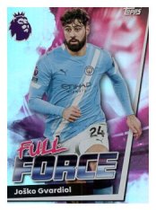 fotbalová kartička 2025-26 Topps  Premier League 197 Joško Gvardiol (Manchester City)  -  Full Force