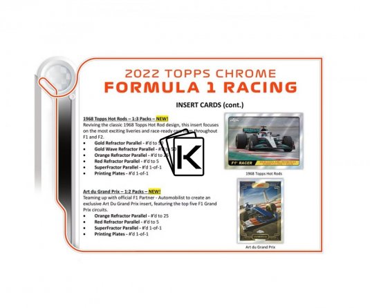 2022 Topps Chrome Formula 1 Hobby LITE Box