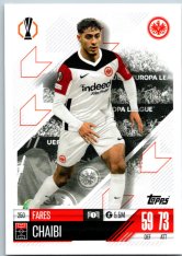 fotbalová kartička 2024-25 Topps Match Attax UEFA Club Competitions 250 Fares Chaibi (Eintracht Frankfurt)