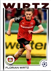 fotbalová kartička 2024-25 Topps UEFA Club Competitions Flagship 150 Florian Wirtz Bayer 04 Leverkusen
