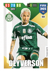 Fotbalová kartička Panini Adrenalyn XL FIFA 365 - 2020 Team Mate 333 Deyverson Palmeiras