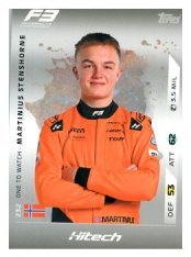 2025 Topps Turbo Attax F1 Hitech TGR F3 Ones to Watch HP 232 Martinius Stenshorne
