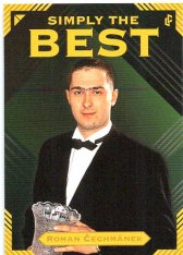 Legendary Cards Simply The Best 8 Roman Čechmánek 1997 Nejlepší brankář Extraligy