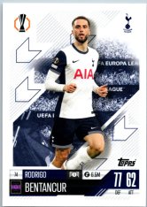 fotbalová kartička 2024-25 Topps Match Attax UEFA Club Competitions  74 Rodrigo Bentancur (Tottenham Hotspur)