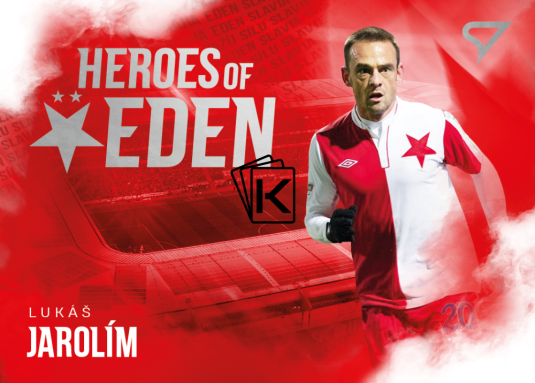 2025-26 SportZoo SK Slavia Praha Heroes of Eden HE-07 Lukáš Jarolím