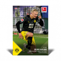Fotbalová kartička Topps Now 2021-22 Bundesliga 83 Erling Haaland Borussia Dortmund